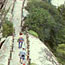 Huashan is one of the sacred montains of China, 2200 m high.
