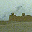The Fort of Jiayuguan. It was built in 1372, with towers up to 17 m high. Since the Ming this was considered the terminus of the wall.